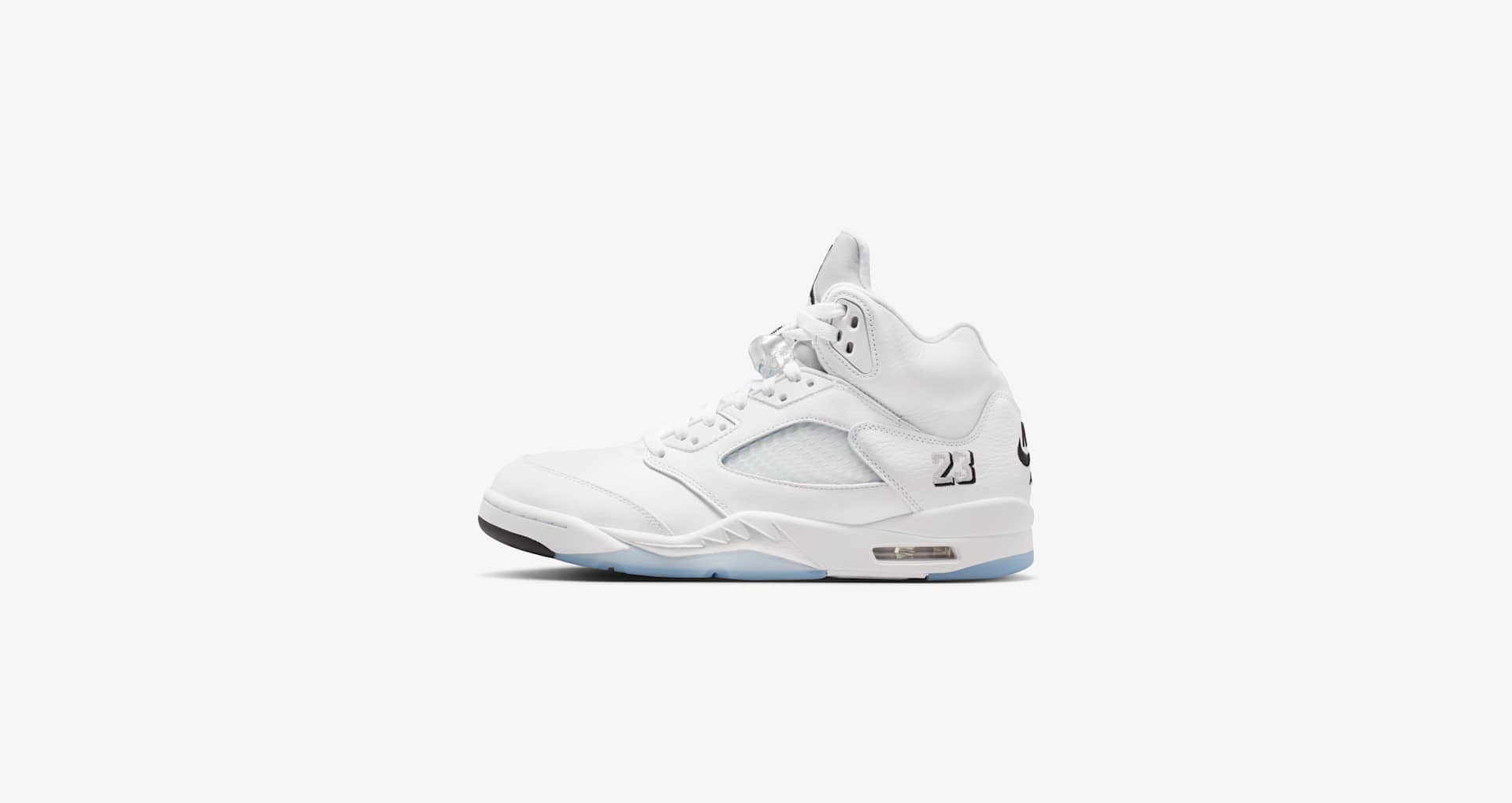 NIKE公式】エア ジョーダン 5 レトロ OG 'White and Metallic Silver